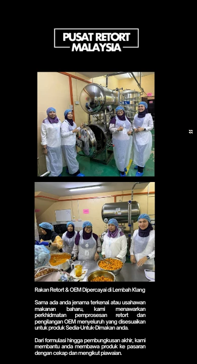 KILANG OEM MAKANAN JENAMA SENDIRI